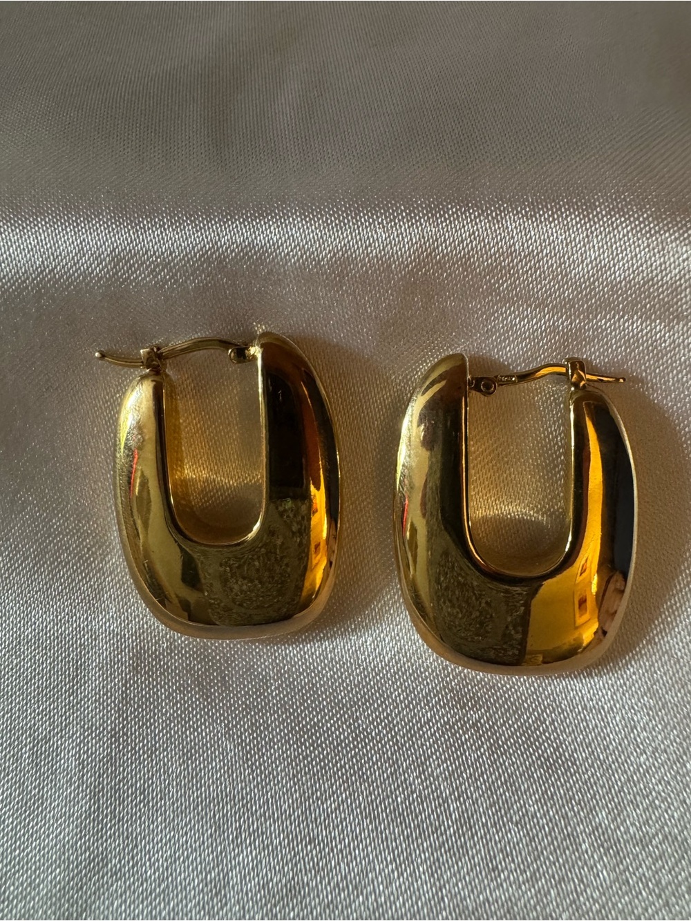 Ravena U-Profile Earrings by Aureus + Argent Gold-Plated | Banana Republic 1.25”